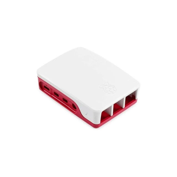 Raspberry Pi 4 Case- Red and White