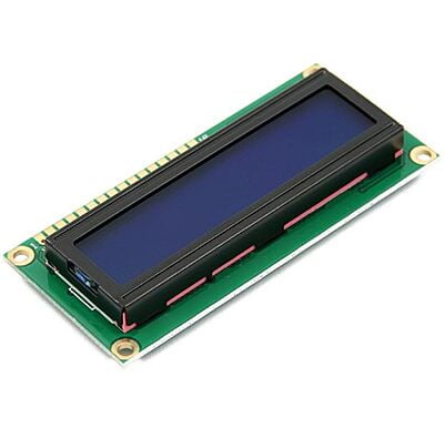16x2 LCD display - Blue backlight