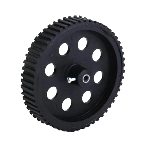 10cm Dia. x 2cm Robot Wheel - Black