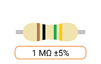 Mega Ohm Resistors (MΩ)