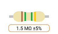 Mega Ohm Resistors (MΩ)