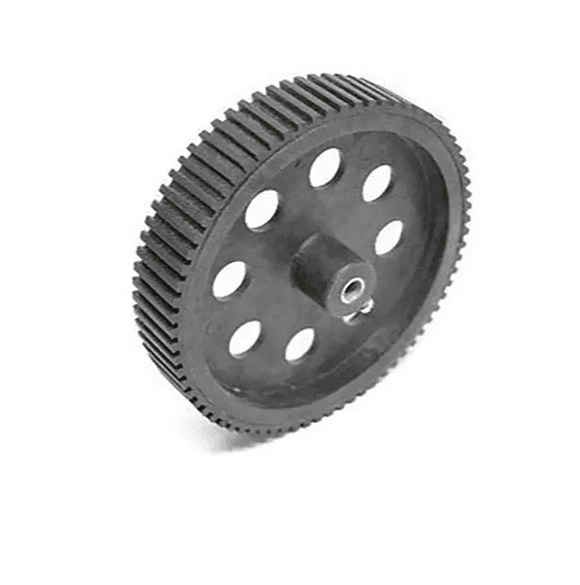 10cm Dia. x 2cm Robot Wheel - Black