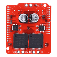 Dual Monster VNH2SP30 Motor Driver Shield