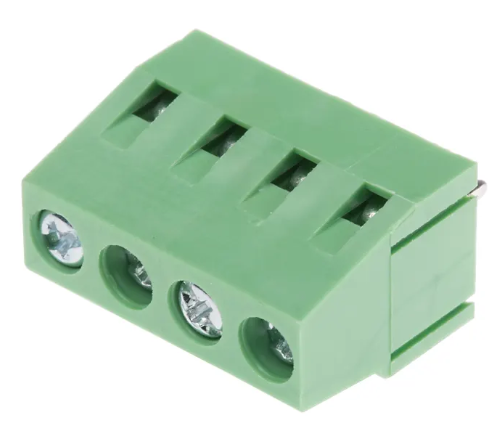 4-PIN PCB Mount Screw Terminal Block