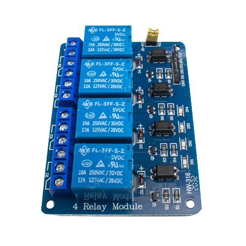 4 ch Relay module - 5V