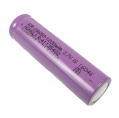 18650 Rechargeable lithium-ion battery 1200 maH