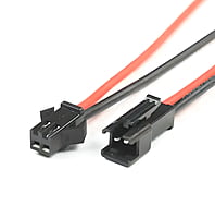 2-Pin JST Male and Female Connector Pair