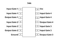 EX-XOR Gate IC 7486 EX-XOR Gate IC 7486