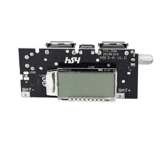 2 USB power bank module With display