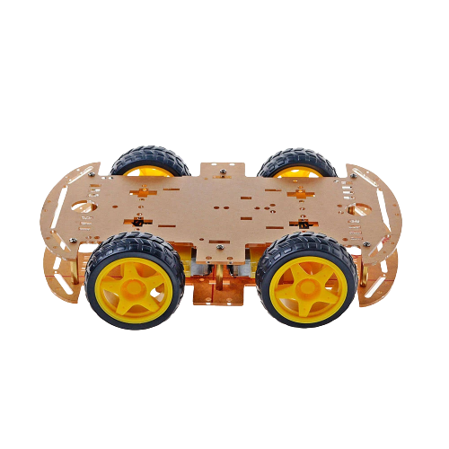 4-Wheel Drive Acrylic Chassis Kit with Motors: Build Your Own Dynamic ...