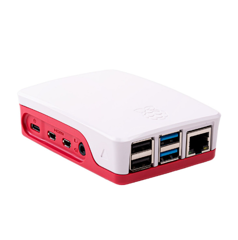 Raspberry Pi 4 Case- Red and White