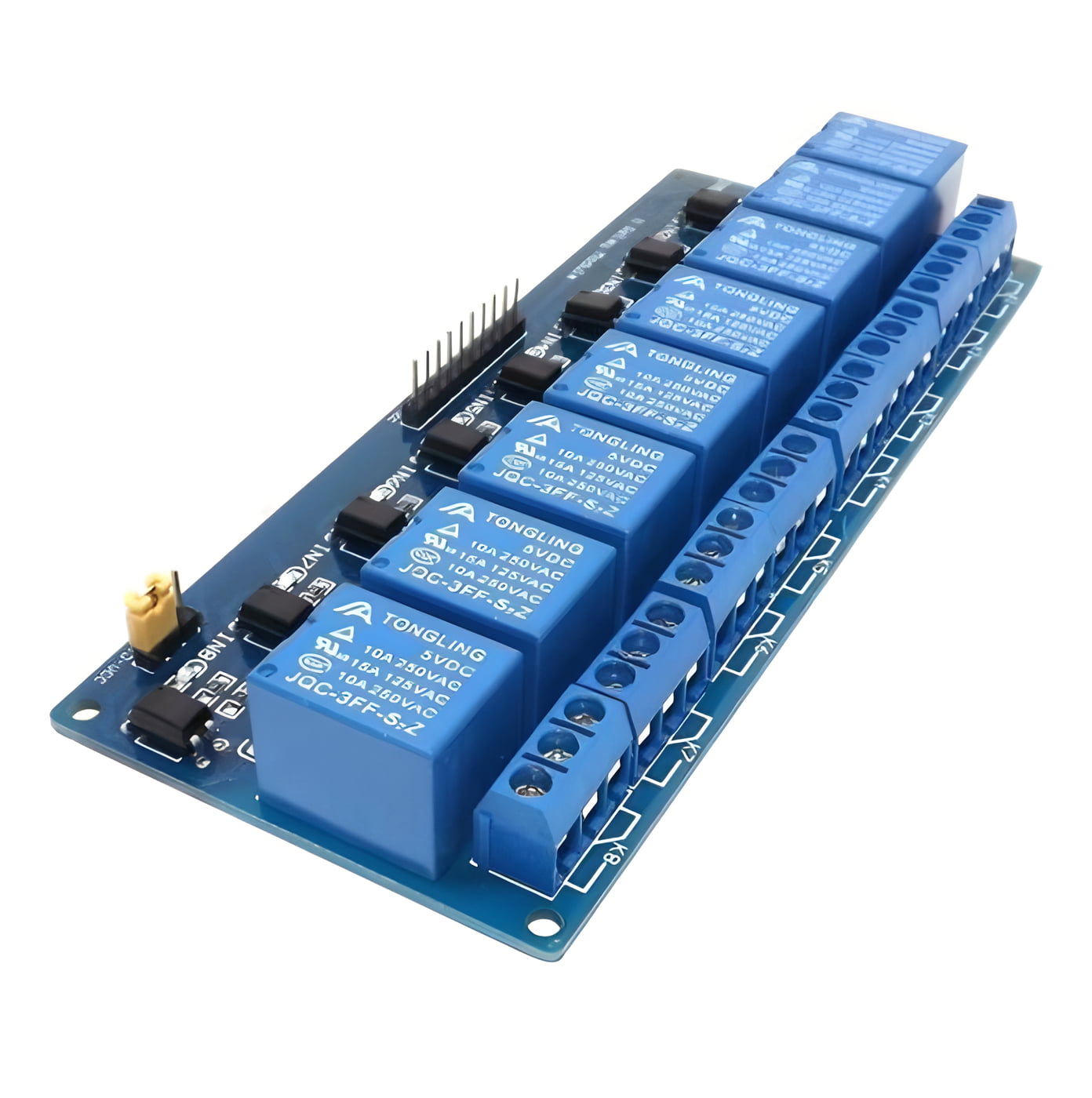 8-channel relay module, each operating at 5V, for efficient control in ...