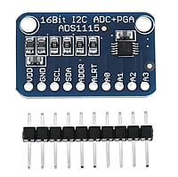 ADS1115 16 Bit ADC-I2C with Programmable Gain Amplifier ADS1115 16 Bit ADC-I2C with Programmable Gain Amplifier