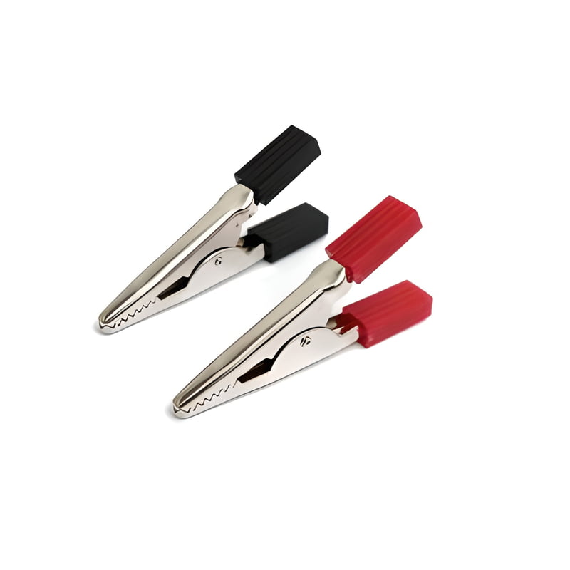 Crocodile Clips pair (Insulated)