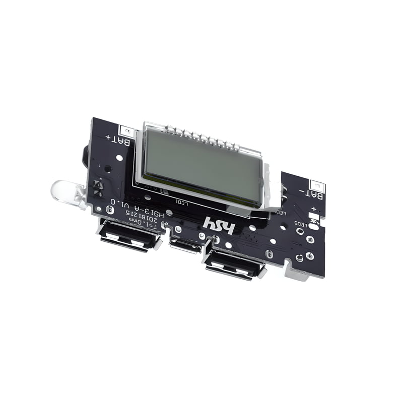 Dual-USB Power bank module With display Dual-USB Power bank module With display