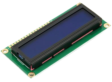 16x2 LCD display -BLUE