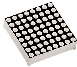 Versatile 8x8 dot matrix display for clear and dynamic visual information