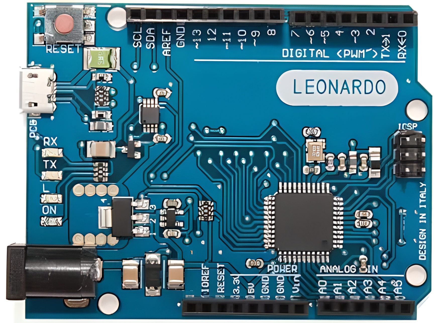 Arduino Leonardo R3 Board – ATmega32u4 with Native USB Support