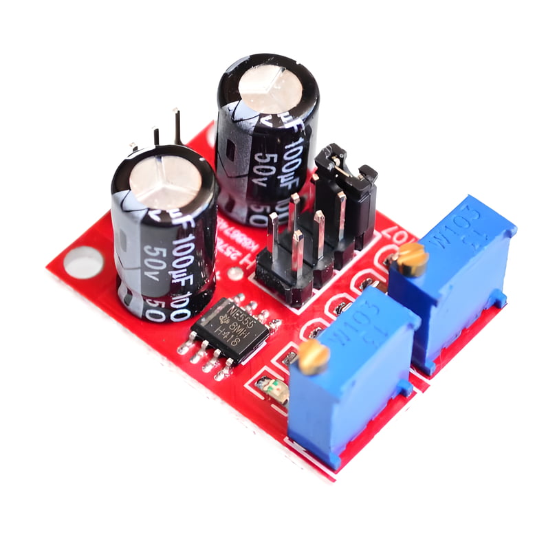 NE555: Square-Wave signal generator module