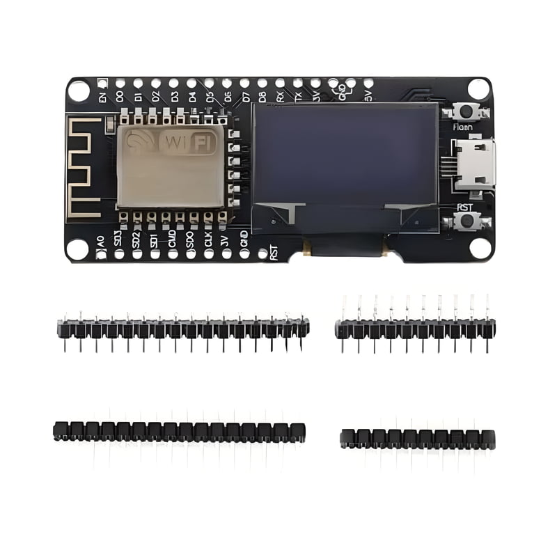 NodeMCU ESP8266 WiFi with Onboard 0.96 Inch OLED